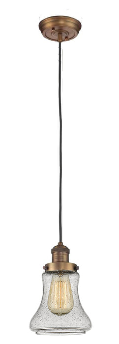 Innovations 201C-BB-G194 One Light Mini Pendant, Brushed Brass