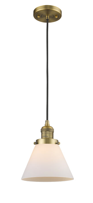 Innovations 201C-BB-G41 One Light Mini Pendant, Brushed Brass
