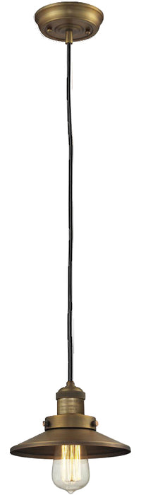 Innovations 201C-BB-M4 One Light Mini Pendant, Brushed Brass
