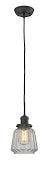 Innovations 201C-OB-G142 One Light Mini Pendant, Oil Rubbed Bronze