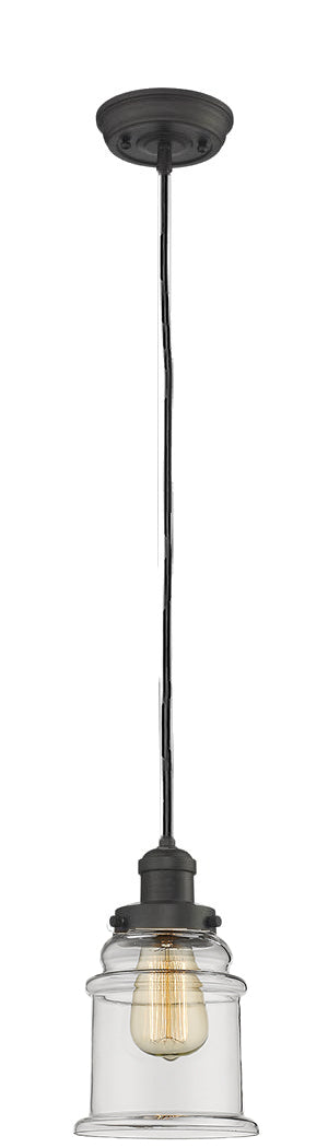 Innovations 201C-OB-G182 One Light Mini Pendant, Oil Rubbed Bronze
