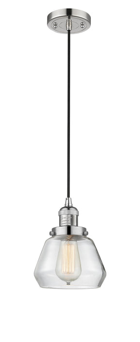 Innovations 201C-PN-G172 One Light Mini Pendant, Polished Nickel