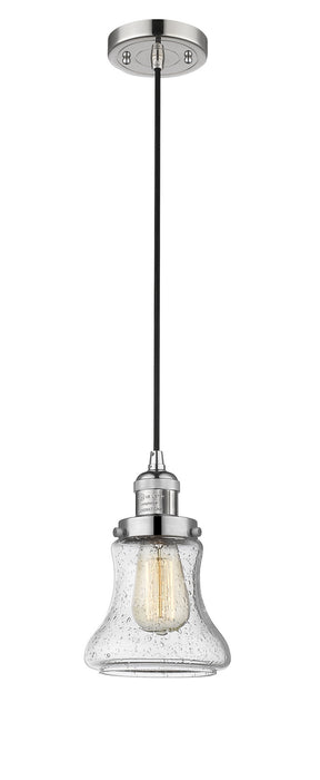Innovations 201C-PN-G194 One Light Mini Pendant, Polished Nickel