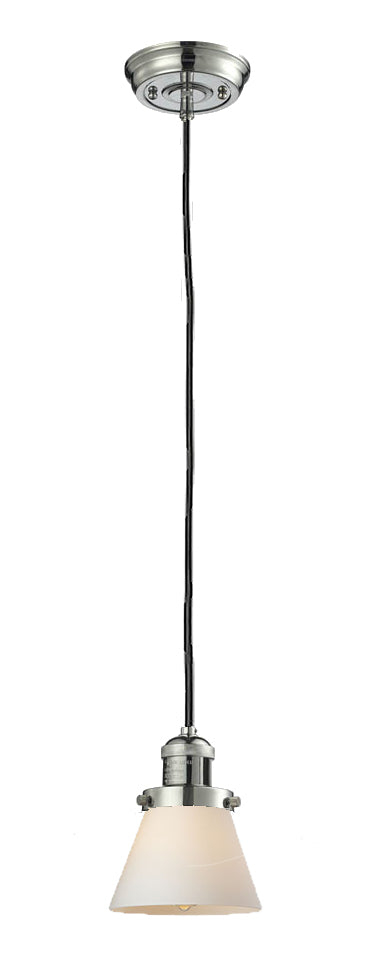 Innovations 201C-PN-G61 One Light Mini Pendant, Polished Nickel