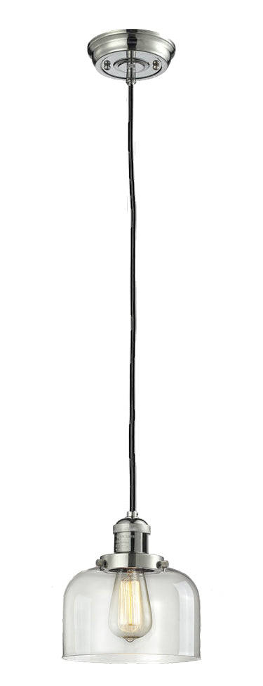Innovations 201C-PN-G72 One Light Mini Pendant, Polished Nickel