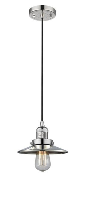 Innovations 201C-PN-M1 One Light Mini Pendant, Polished Nickel