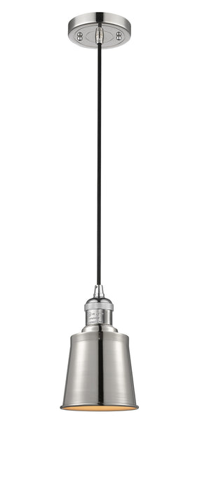 Innovations 201C-PN-M9 One Light Mini Pendant, Polished Nickel