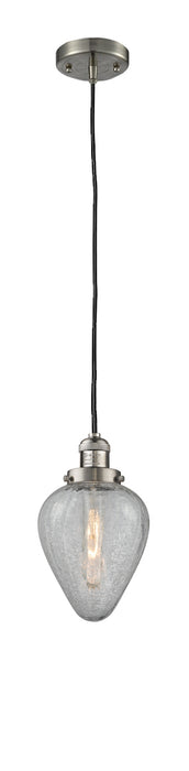 Innovations 201C-SN-G165 One Light Mini Pendant, Brushed Satin Nickel
