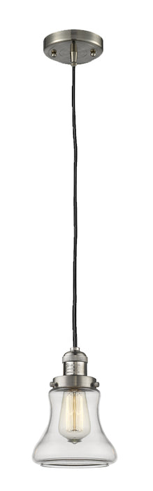 Innovations 201C-SN-G192 One Light Mini Pendant, Brushed Satin Nickel