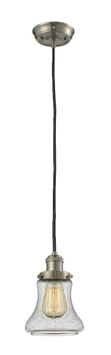 Innovations 201C-SN-G194 One Light Mini Pendant, Brushed Satin Nickel