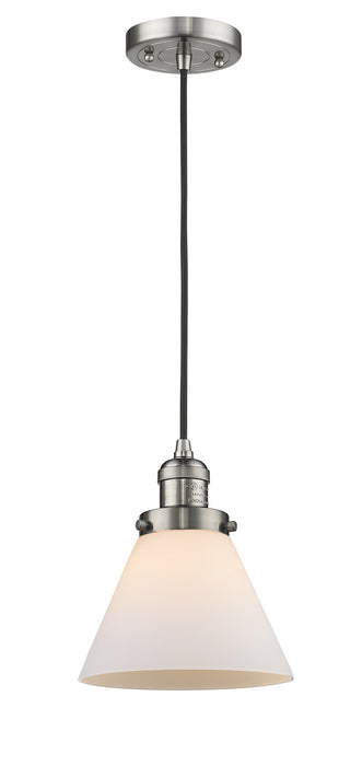 Innovations 201C-SN-G41 One Light Mini Pendant, Brushed Satin Nickel