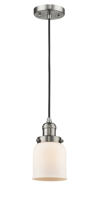 Innovations 201C-SN-G51 One Light Mini Pendant, Brushed Satin Nickel