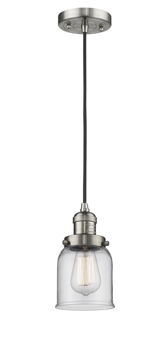 Innovations 201C-SN-G52 One Light Mini Pendant, Brushed Satin Nickel