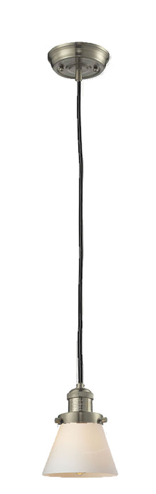 Innovations 201C-SN-G61 One Light Mini Pendant, Brushed Satin Nickel