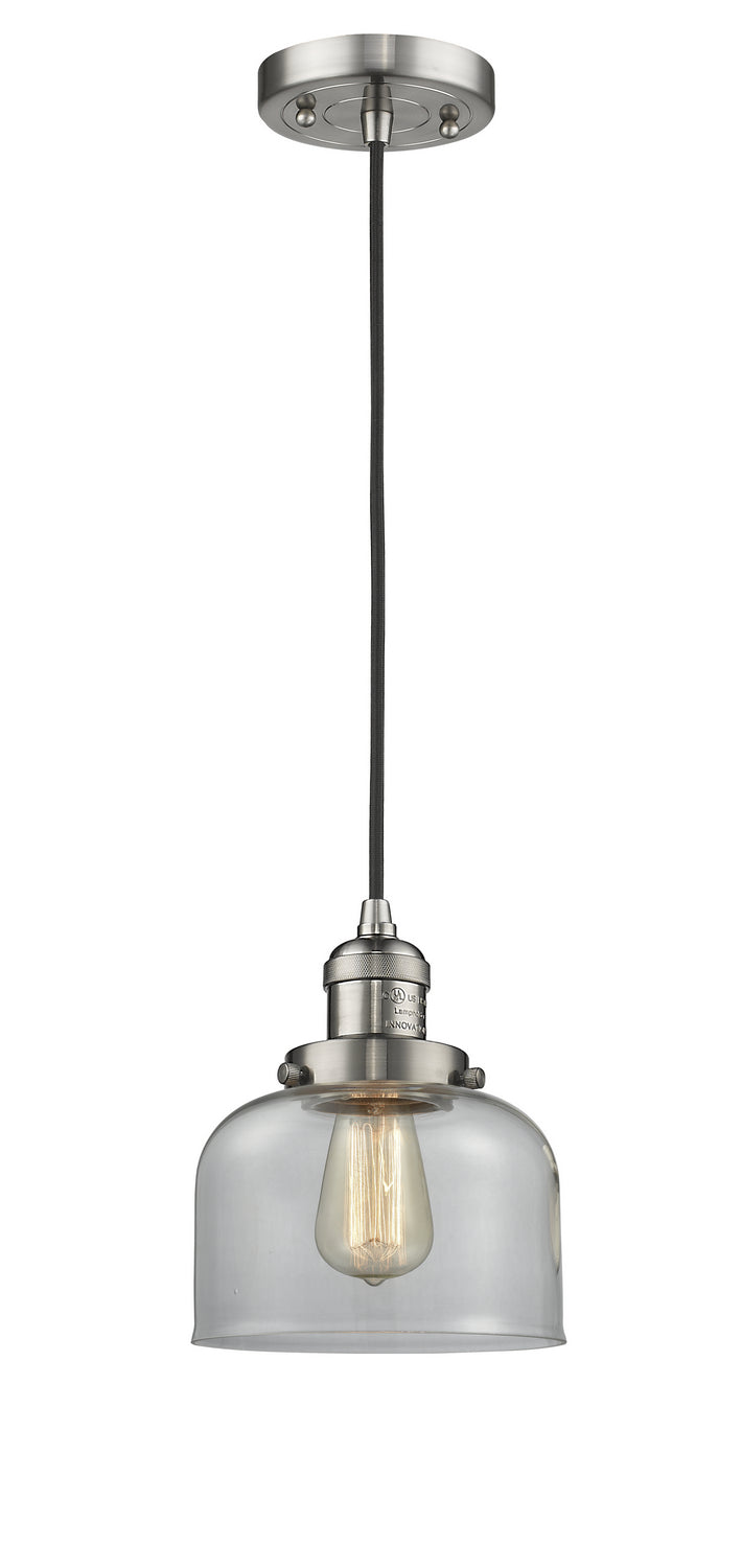 Innovations 201C-SN-G72 One Light Mini Pendant, Brushed Satin Nickel