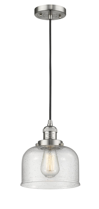 Innovations 201C-SN-G74 One Light Mini Pendant, Brushed Satin Nickel