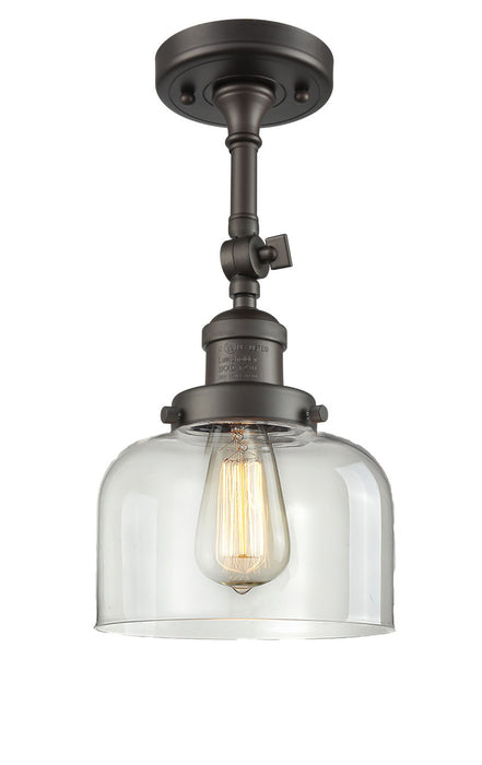 Innovations 201F-OB-G72 One Light Semi-Flush Mount, Oil Rubbed Bronze