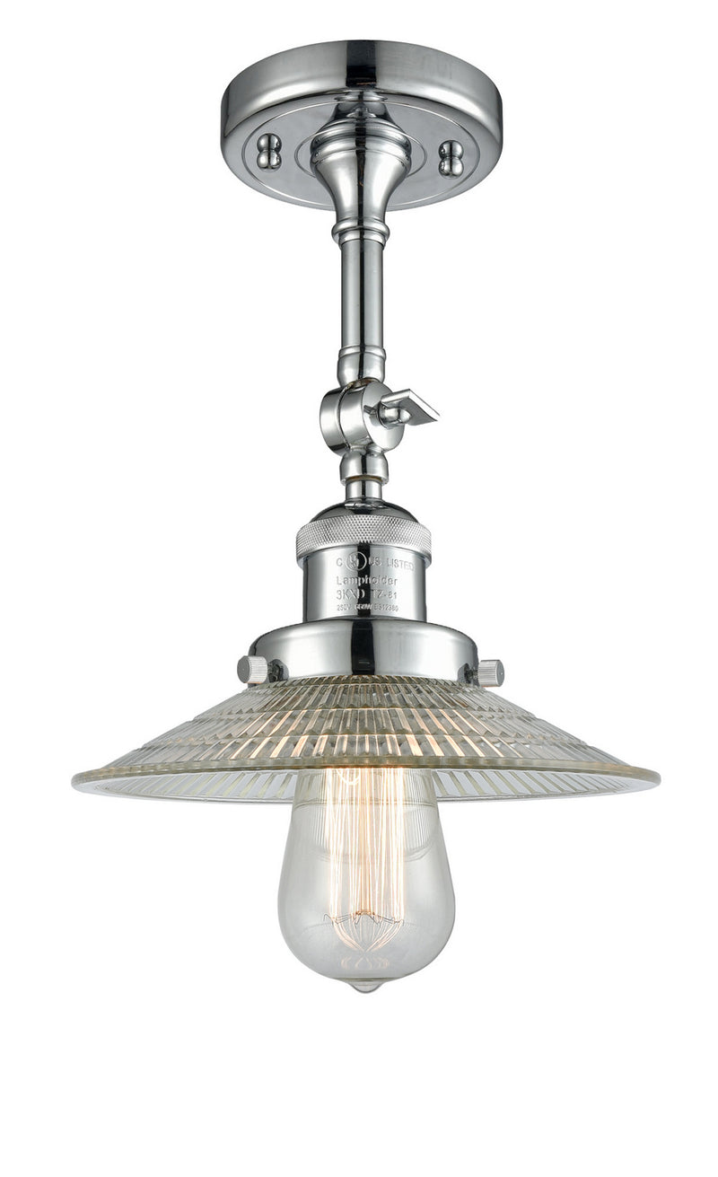 Innovations 201F-PC-G2 One Light Semi-Flush Mount, Polished Chrome