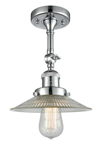 Innovations 201F-PC-G2 One Light Semi-Flush Mount, Polished Chrome