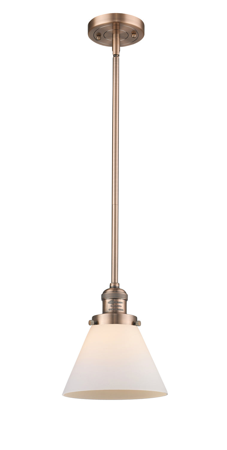 Innovations 201S-AC-G41 One Light Mini Pendant, Antique Copper