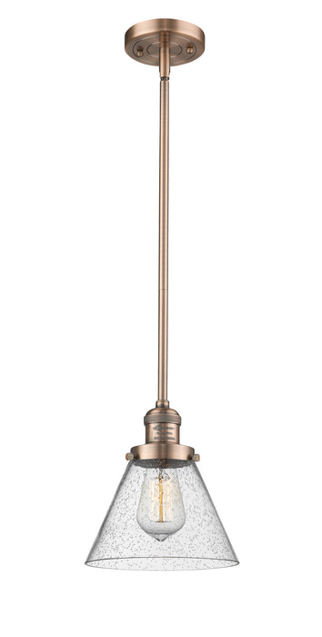 Innovations 201S-AC-G44 One Light Mini Pendant, Antique Copper