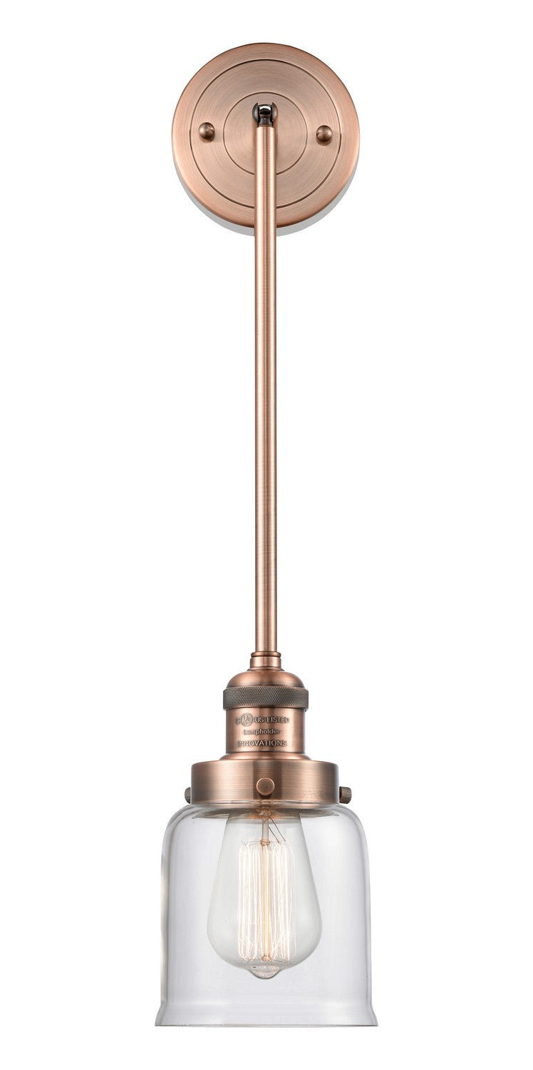 Innovations 201S-AC-G52 One Light Mini Pendant, Antique Copper