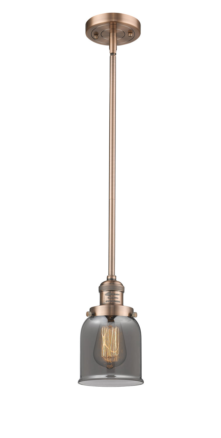 Innovations 201S-AC-G53 One Light Mini Pendant, Antique Copper