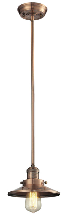 Innovations 201S-AC-M3 One Light Mini Pendant, Antique Copper