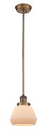 Innovations 201S-BB-G171 One Light Mini Pendant, Brushed Brass