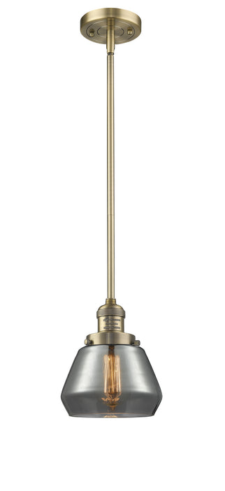 Innovations 201S-BB-G173 One Light Mini Pendant, Brushed Brass