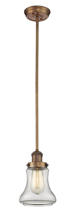 Innovations 201S-BB-G192 One Light Mini Pendant, Brushed Brass