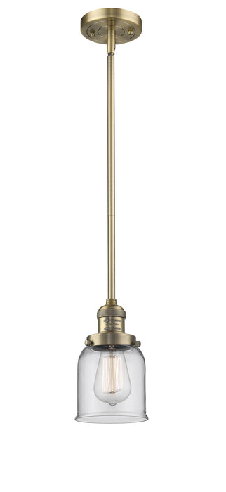 Innovations 201S-BB-G52 One Light Mini Pendant, Brushed Brass