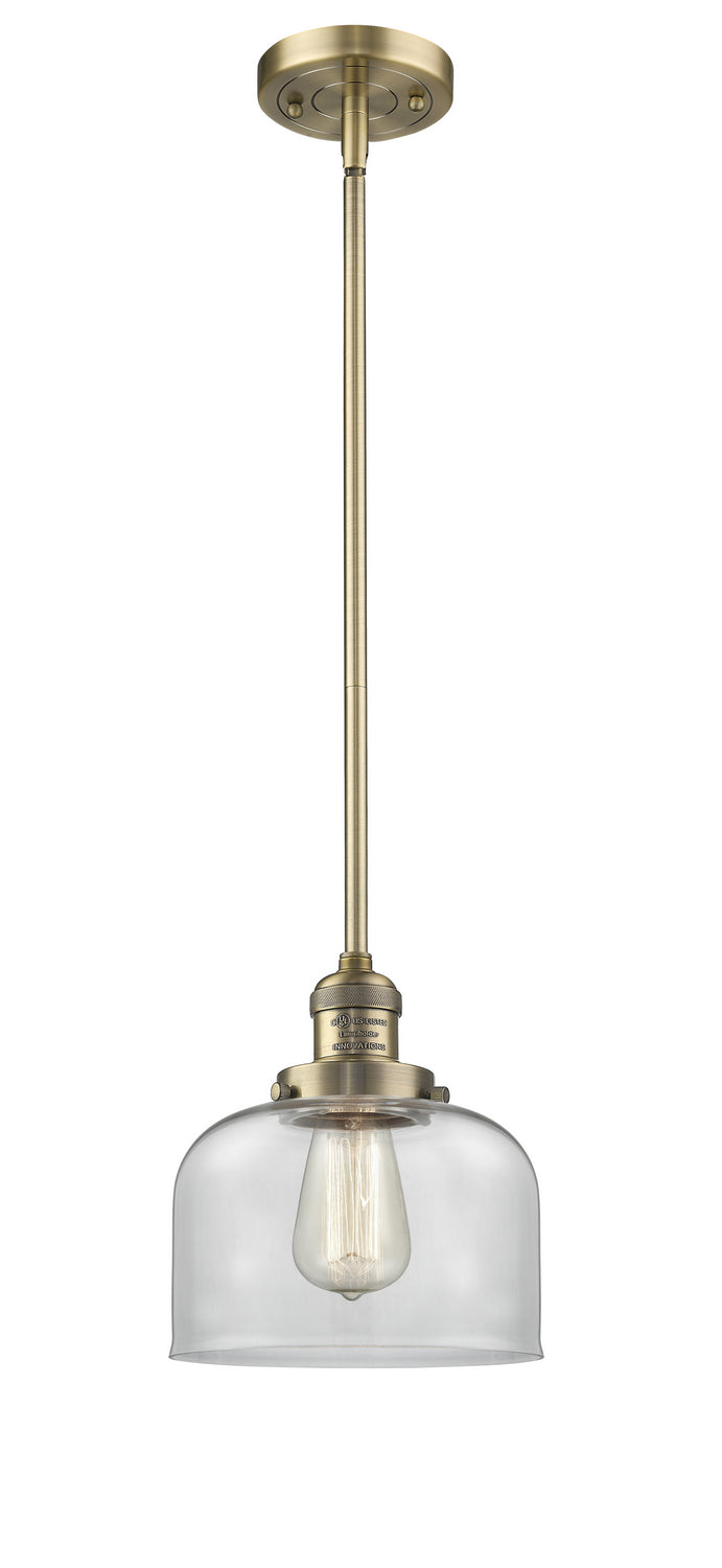 Innovations 201S-BB-G72 One Light Mini Pendant, Brushed Brass