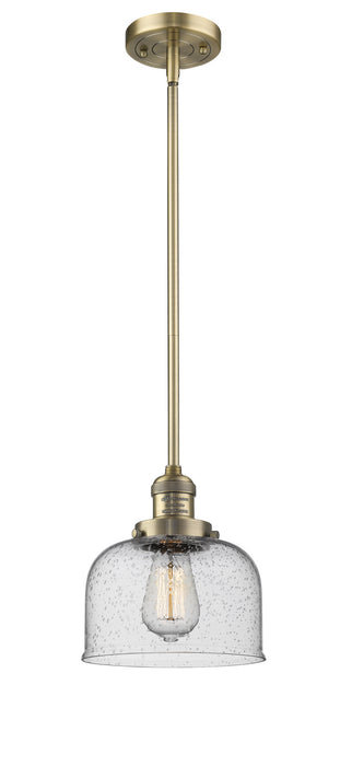 Innovations 201S-BB-G74 One Light Mini Pendant, Brushed Brass