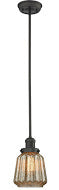 Innovations 201S-OB-G146 One Light Mini Pendant, Oil Rubbed Bronze