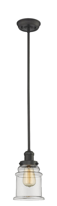 Innovations 201S-OB-G182 One Light Mini Pendant, Oil Rubbed Bronze