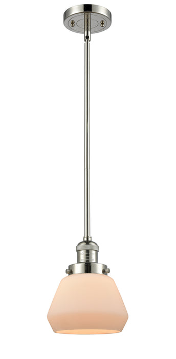 Innovations 201S-PN-G171 One Light Mini Pendant, Polished Nickel