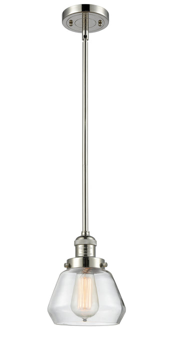 Innovations 201S-PN-G172 One Light Mini Pendant, Polished Nickel