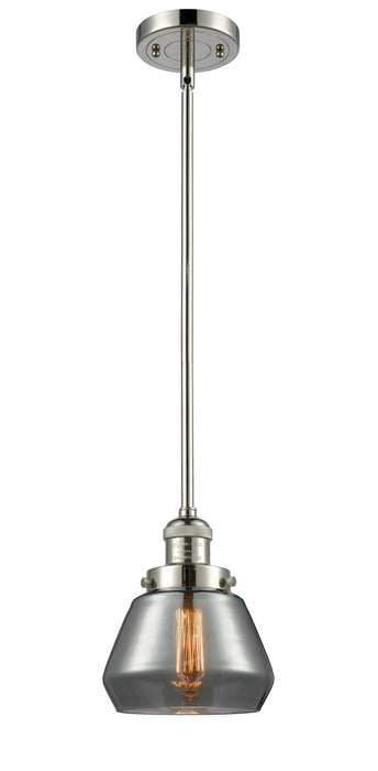 Innovations 201S-PN-G173 One Light Mini Pendant, Polished Nickel
