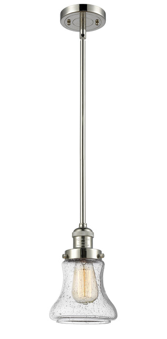 Innovations 201S-PN-G194 One Light Mini Pendant, Polished Nickel