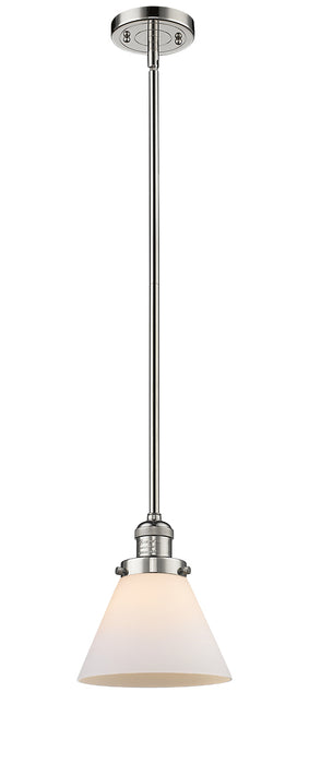 Innovations 201S-PN-G41 One Light Mini Pendant, Polished Nickel