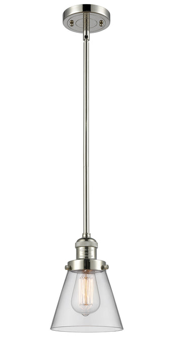 Innovations 201S-PN-G62 One Light Mini Pendant, Polished Nickel