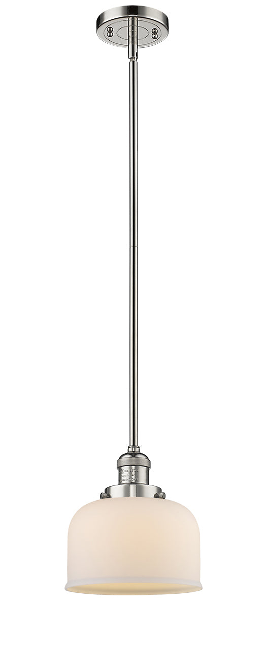 Innovations 201S-PN-G71 One Light Mini Pendant, Polished Nickel