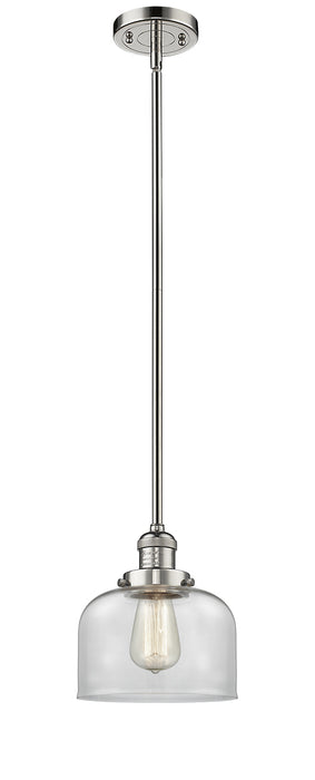 Innovations 201S-PN-G72 One Light Mini Pendant, Polished Nickel