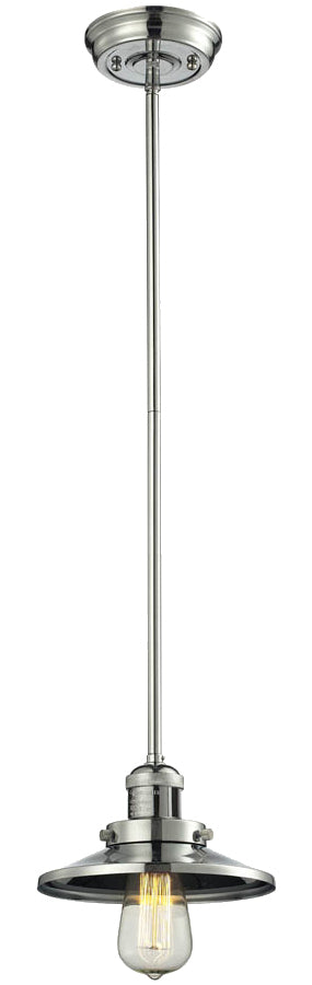 Innovations 201S-PN-M1 One Light Mini Pendant, Polished Nickel