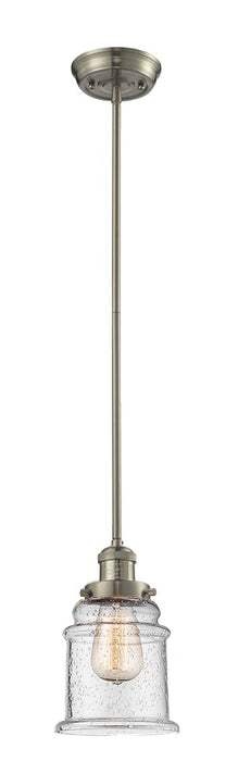 Innovations 201S-SN-G184 One Light Mini Pendant, Brushed Satin Nickel