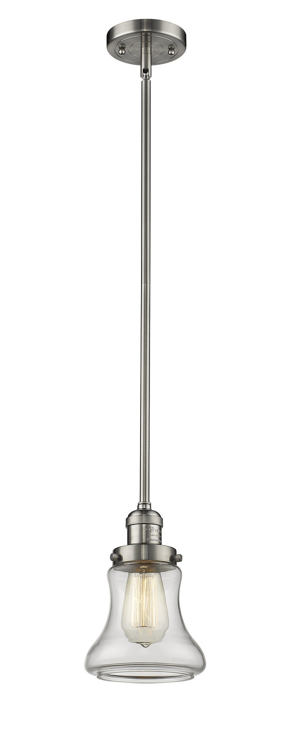 Innovations 201S-SN-G192 One Light Mini Pendant, Brushed Satin Nickel