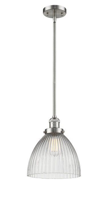 Innovations 201S-SN-G222 One Light Mini Pendant, Brushed Satin Nickel