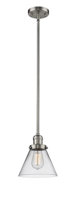 Innovations 201S-SN-G42 One Light Mini Pendant, Brushed Satin Nickel