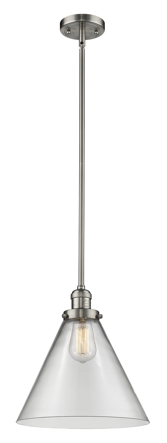 Innovations 201S-SN-G42-L One Light Mini Pendant, Brushed Satin Nickel